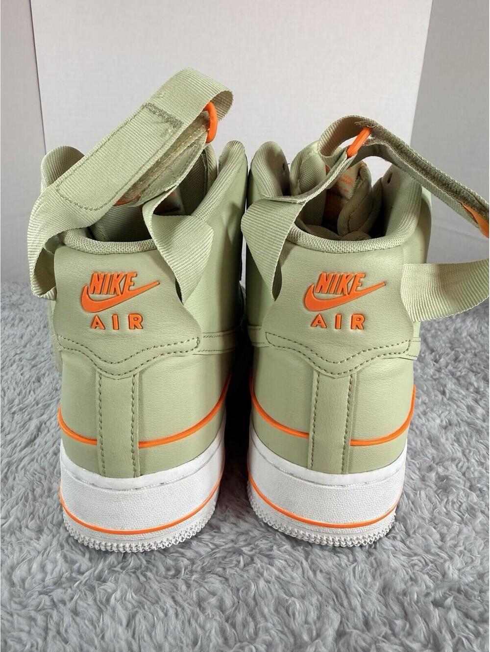 Nike Air Force 1 LV8 High  '07 Olive Aura Total Orange Men's Size 8 CJ1385-300 - Picture 7 of 9